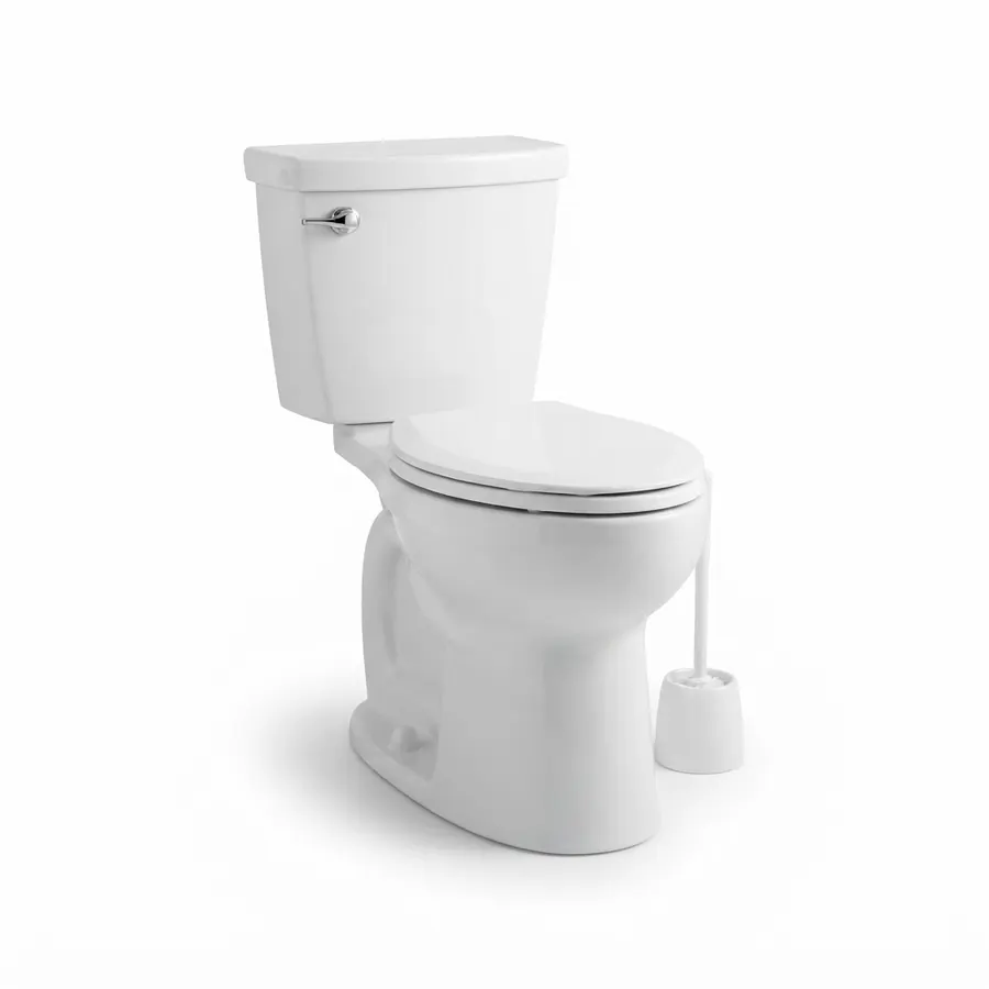Kit inodoro largo Bari con depósito, asiento y accesorios blanco